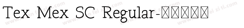 Tex Mex SC Regular字体转换